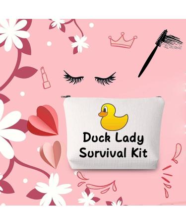 Duck Lady Survival Kit: Cute Makeup Bag for Duck Lovers | Unique Farm & Backyard Gifts - Buy Online on GoSupps.com