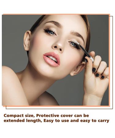 100 Pcs Micro Eyebrow Brush with Cap - Brow Lamination & Eyelash Extension Tools - Buy Online on GoSupps.com