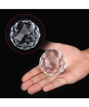 Buy Emoshayoga 60mm Crystal Prism Glass Balls - Translucent Faceted Decor for Home & Office | International Shipping Available - Buy Online on GoSupps.com