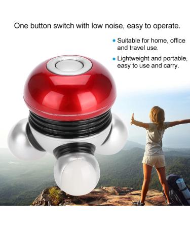 Hand Mini Massager - Multifunctional Cervical Massage Device with Electric Vibration & LED Lamp | Best Back & Body Acupuncture Massager - Buy Online on GoSupps.com