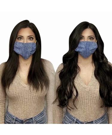 Buy Laavoo Real Hair Clip-In Extensions - Dark Brown Remy Hair - 50cm 70g 5 Pieces - Buy Online on GoSupps.com