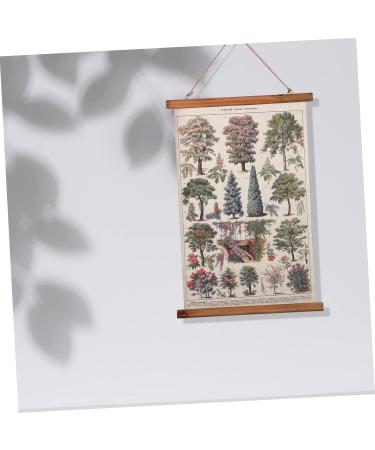 Zerodeko Decorative Scroll Scroll Painting Decorative Paintings Office Printing Farmhouse Decor Plant Sign 60x40cm Colorful - Buy Online on GoSupps.com