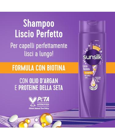  Sunsilk Sunsilk Perfect Smooth 2-in-1 Shampoo and Conditioner for Long Silky Smooth Hair Active Fusion Formula with Argan Oil Silk Proteins and Biotin 400 ml - Buy Online on GoSupps.com