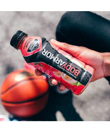 BODYARMOR Sports Drink Sports Beverage  Strawberry Banana  Natural Flavors With Vitamins  Potassium-Packed Electrolytes  No Preservatives  Perfect For Athletes  16 Fl Oz (Pack of 12) - Buy Online on GoSupps.com