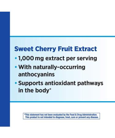 Nature's Way Cherry Fruit Extract 1000mg Potency - 180 Count (Pack of 1) - Buy Online on GoSupps.com