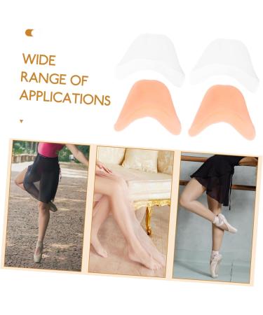 Didiseaon Toe Sleeve Pads for Women - 2 Pairs Silicone Gel Toe Covers for Ballet High Heels & Dance - Toeless Half Socks in Assorted Colors - 9x7cm - Buy Online on GoSupps.com