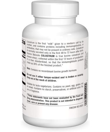 Source Naturals Colostrum 30% Immunoglobulins - 4 oz Powder - Buy Online on GoSupps.com