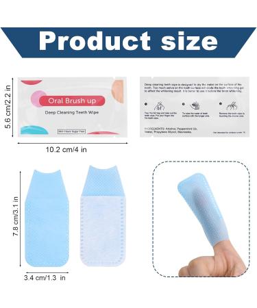 Mint Flavored Teeth Wipes - Individually Wrapped Travel Tooth Cleaning Wipes (30PCS) for Fresh Breath After Meals - Buy Online on GoSupps.com