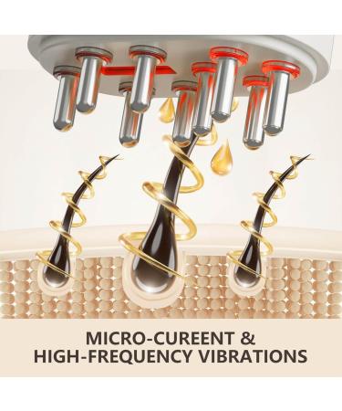 2 in 1 Electric Hair Oil Applicator & Scalp Massager | Smooth Root Comb for Easy Oil Application - Buy Online on GoSupps.com