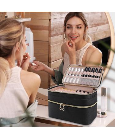 Portable Lipstick & Lip Gloss Organizer Case - Large Capacity Makeup Bag for Artists - Buy Online on GoSupps.com