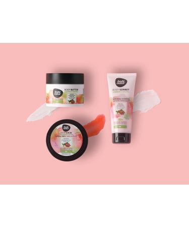 Body Natur Sorbete Corporal Frutos Rojos - Vegan Body Sorbet for Normal & Dry Skin - Quick Absorption - Unisex - 200ml | International Shipping - Buy Online on GoSupps.com