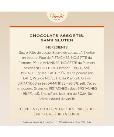 Venchi - Petit Sac Cadeau Camelia 17 Petits ufs au Chocolat aux Fruits Secs Entiers 200 Gr Sans Gluten Collection Printemps Venchi Id e Cadeau Mini Sac - Buy Online on GoSupps.com