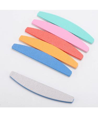 20 Count Nail Files and Buffers Kit - Double Sided Emery Boards and Sanding Sponges for Acrylic and Natural Nails - Buy Online on GoSupps.com