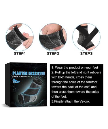 Achilles Tendon Support Band - Breathable Ankle Compression Sleeve for Men & Women | Adjustable Ankle Brace for Optimal Support - Buy Online on GoSupps.com