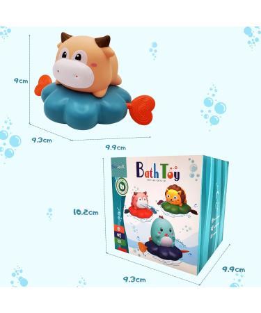 SkyroX Baby Bath Thermometer - Fun Animal Designs - UK Company (Cow) - Buy Online on GoSupps.com