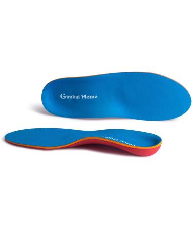Orthotics Insoles for Flat Feet & Plantar Fasciitis | Arch Supports for Men & Women Shoes | Comfort & Pain Relief | 127-BLUE - Buy Online on GoSupps.com