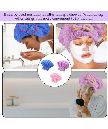XXTTXX Hair Turban Towel Set - 3 Piece Microfiber Hair Dryer Towels for Long Hair | Quick-Drying & Absorbent Headscarf - Buy Online on GoSupps.com