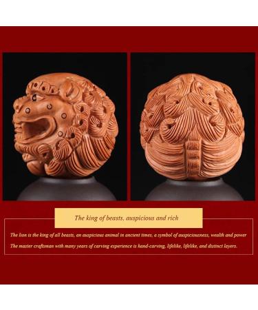 Unbit Ballstretcher & Magnetic Stress Ball - Hand-Carved Baoding Balls for Massage & Hand Exercises (Dragon Phoenix Lion) - Color B - International Shipping - Buy Online on GoSupps.com