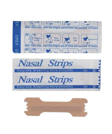 50pcs Nasal Strips for Snoring Relief and Smooth Breathing - Comfortable and Portable Nose Patches for Men and Women - Buy Online on GoSupps.com