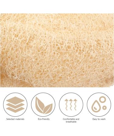 NOLITOY Natural Loofah Bath Sponge - Soft Smooth Skin Scrubber | Luffa Shower Sponge for Exfoliating & Cleansing | Ideal for Daily Bath & Shower - Buy Online on GoSupps.com