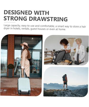 Didiseaon 4pcs Hair Dryer Storage Bag Drawstring Storage Organizer Dryer Travel Case Hairdressing Pouch Fabric - Buy Online on GoSupps.com