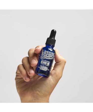 Johnny's Chop Shop Beard Oil - Lightly Scented with Almond Oil (30ml) - Buy Online on GoSupps.com