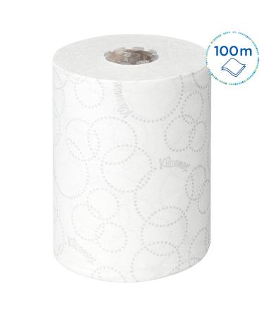 Kleenex Ultra Slimroll Paper Towels 6781 - Absorbent 2-Layer White Roller Towels | 6 x 100m Tearproof | International Shipping Available - Buy Online on GoSupps.com