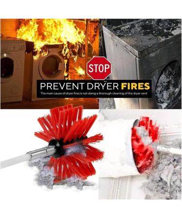 Chimney Flue Cleaning Rod & Brush Set - Complete Duct Cleaning Kit for Lint Removal (9 Rods 410mm) - International Shipping Available - Buy Online on GoSupps.com