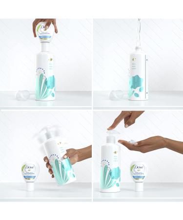 Dove Concentrate Refill & Reusable Bottle - Daily Moisture Starter Kit for Soft Skin (4 Fl oz Makes 16 Fl oz) | Eco-Friendly Body Care - Buy Online on GoSupps.com