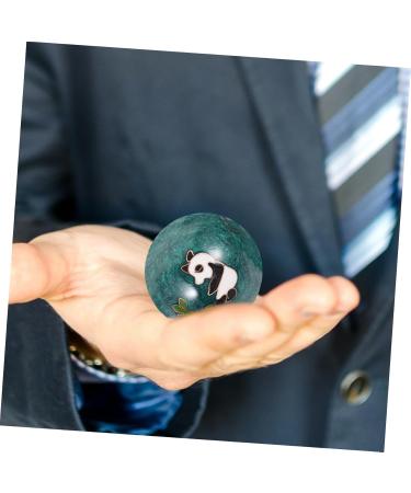 Buy Frcolor 2-Pack Fitness Handball Rolling Balls for Hand Exercises & Massage - Chinese Gymnastics Cloisonne Panda Design - Buy Online on GoSupps.com