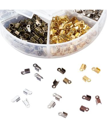 Pandahall 1380pcs Fold Over Crimp Cord Ends Terminators for Jewelry Findings - Buy Online on GoSupps.com
