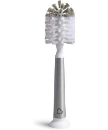 Munchkin Shine Stainless Steel Bottle Brush with Refill Head | Efficient Cleaning Tool for Baby Bottles - Buy Online on GoSupps.com