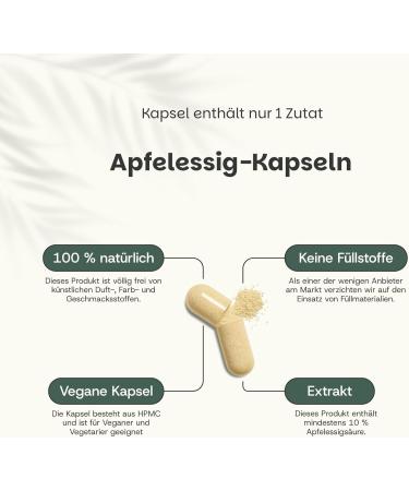 Cupplement Apple Cider Vinegar Capsules 500 mg 60 Capsules Apple Cider Vinegar Digestion Slimming Pills Solopack - Buy Online on GoSupps.com