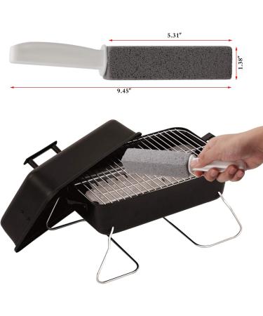 Mwoot Bimsstein Cleaning Stone Set - Toilet Bowl & Rust Remover Handle Included | Hard Water Ring & Grill Cleaner - Buy Online on GoSupps.com