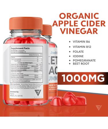 3 Pack Juzfiit ACV Keto Gummies for Weight Loss - 180 Gummies - Buy Online on GoSupps.com
