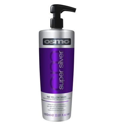 OSMO - Super Silver No Yellow Mask for Super Lightened Grey and Bleached Tones Formula  1000 ml 34 Fl Oz - Buy Online on GoSupps.com