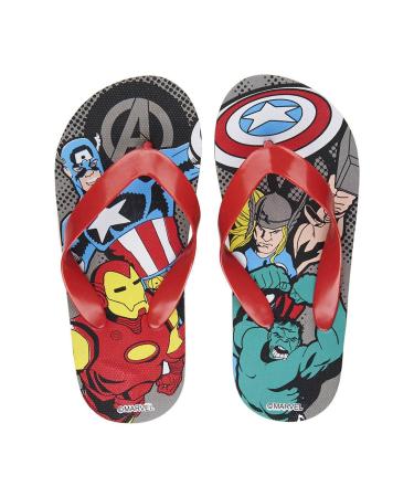 CERD LIFE'S LITTLE MOMENTS Unisex Children's Bathing Shoes Avengers Flip-Flops 34 EU Black and Red