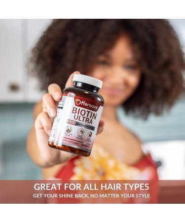 Biotin Ultra - Pastillas con Biotina para Cabello y Barba - Fortalece Pelo, Piel y U as - 120 Tabletas - Buy Online on GoSupps.com