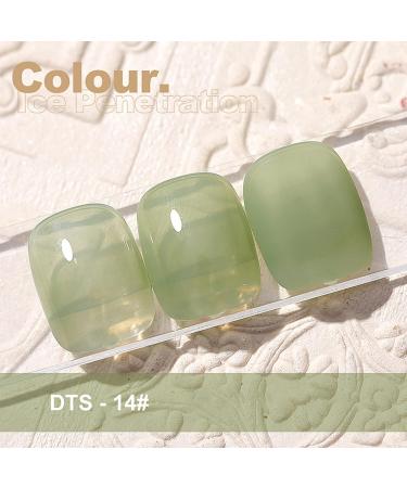 YOXIER Nail Jelly Polish Bright Translucent Jelly Polish Varnish UV Gel 15ml Delicate 14 - Buy Online on GoSupps.com