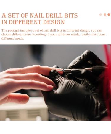 minkissy 1set Grinding Head Set Ceramic Drill Bit Pedicure Tools Sander Tool Manicure Pen Sander Portable Electric Nail Drill Nail Polishing Bits Manicure File Bit Nail Drill Bit To Rotate - Buy Online on GoSupps.com