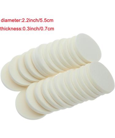 Anleolife 24pcs Compact Foundation Puffs for Makeup Application - Blending Sponge Puff Set - Buy Online on GoSupps.com