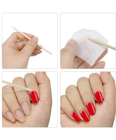400 Pcs Double Sided Orange Wood Nail Cuticle Sticks for Manicures & Pedicures - 11.5cm - Buy Online on GoSupps.com