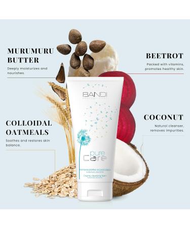 D maquillant Visage l'Huile de Coco Mousse Nettoyante Naturelle liminant Impuret s et Exc s de S bum Laisse la Peau Rafra chie et Velout e Id al pour Pr parer vos Soins de Beaut Mousse Nettoyante Onctueuse - Buy Online on GoSupps.com