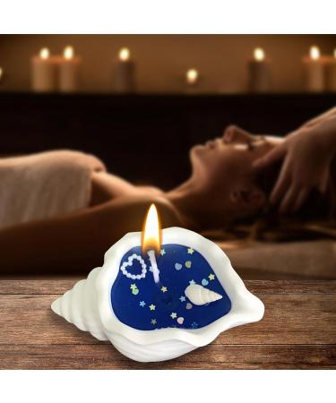 Trendy Conch Aromatherapy Candle - Scented Soy Wax Gel for Meditation & Stress Relief - Buy Online on GoSupps.com