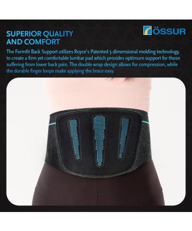  ssur Formfit Pro Back Support - Advanced Lumbar Brace for Pain Relief & Posture Correction | Premium Comfort (Small) - International Shipping Available - Buy Online on GoSupps.com