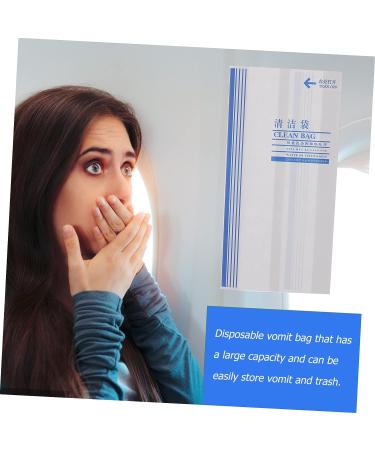 Hemoton 100pcs Disposable Car Trash Bags - Emesis, Morning Sickness, Motion Sickness Vomit Bags - Buy Online on GoSupps.com