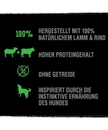 Crave Adult Dry Dog Food with Lamb & Beef 11.5kg - High Protein Grain-Free 100% Natural Ingredients - Premium Quality Pet Nutrition - Buy Online on GoSupps.com