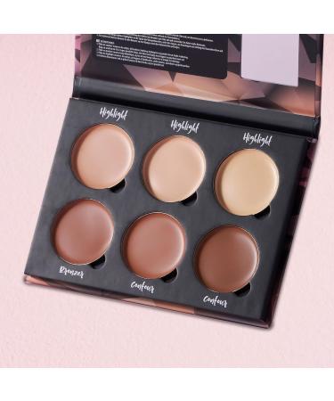 W7 Lift & Sculpt Cream Contour Kit - Concealing Highlighting & Contouring Makeup Palette - Step-by-Step Instructions Included - 2 Pack 18 g (Pack of 2) - Buy Online on GoSupps.com