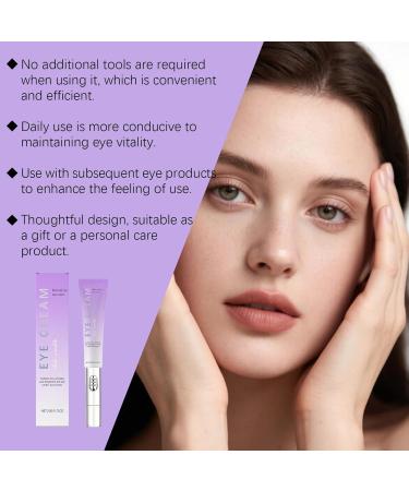 Eye Cream | 20g Vibrating Stick Firming Lotion Eye Dark Circle Cream | For Overnight Travel For Sensitive and Mature Skin Makeup for Women and Men - Buy Online on GoSupps.com