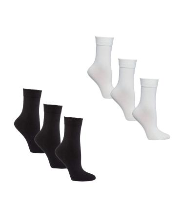 Diabetic Socks for Women by Sugar Free Sox - Maximize Circulation & Comfort - Womens Crew